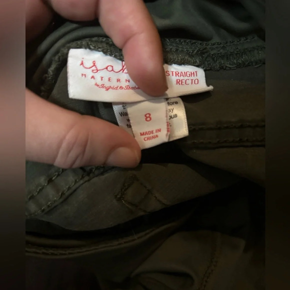 ISABEL STRAIGHT RECTO MATERNITY PANTS - Picture 9 of 11